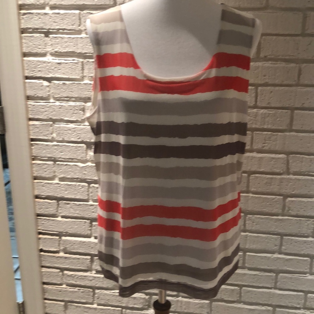 Chico’s Mesh/Lined Tank Top SZ 3 Gently Used